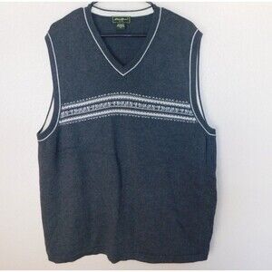 Dockers Men's Knit‎ Sweater Vest Pullover Sleeveless Dark Blue Size Large